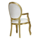 Kit 2 Cadeiras Clássica Decorativa Medalhão Com Braços Capito