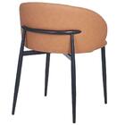 Kit 2 Cadeiras Com Braço Firenze Fratini Revestida Pu Caramel