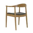 Kit 2 Cadeiras Com Braços Carolina Rivatti Estrutura Madeira