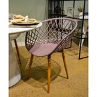 Kit 2 Cadeiras Com Braços Polipropileno Clarice  Camurça