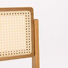 Kit 2 Cadeiras Com Encosto Assento Estofado Argos Verniz Mel/