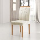 Kit 2 Cadeiras Com Puxador 01  Marfim/mel