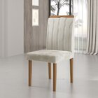 Kit 2 Cadeiras Com Puxador 03  Marfim/mel