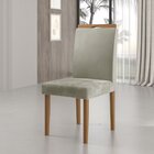 Kit 2 Cadeiras Com Puxador 04  Bege/mel