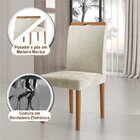 Kit 2 Cadeiras Com Puxador 04  Marfim/mel