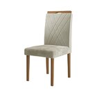 Kit 2 Cadeiras Com Puxador 05  Bege/mel