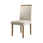 Kit 2 Cadeiras Com Puxador 05  Marfim/mel