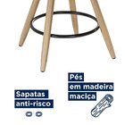 Kit 2 Cadeiras Couro Sintético Moscou Salaone Marrom/preto