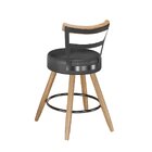 Kit 2 Cadeiras Couro Sintético Moscou Salaone Preto/marrom