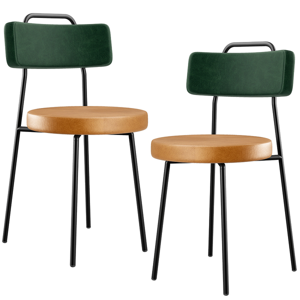 Kit 2 Cadeiras Cozinha Sala Jantar Barcelona L02 Facto Verde