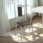 Kit 2 Cadeiras Cromada Sala Jantar 2c005cr Kappesberg