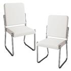 Kit 2 Cadeiras Cromada Sala Jantar 2c139cr Corino Marrom Kapp