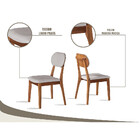 Kit 2 Cadeiras Dalia Madeira Maciça Tauari E Linho Prata