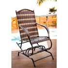 Kit 2 Cadeiras De Balanço Em Junco Adulta Naja 04 Molas Cappu