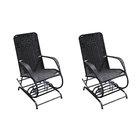 Kit 2 Cadeiras De Balanço Para Varanda Area Externa Em Junco