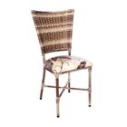 Kit 2 Cadeiras De Cozinha Juncada Capuccino Com Assento Flora