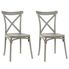 Kit 2 Cadeiras De Design Katrina Interior E Exterior