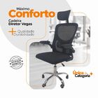 Kit 2 Cadeiras De Escritório Diretor Oficial Vegas Com Apoio