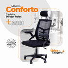 Kit 2 Cadeiras De Escritório Diretor Relax Oficial