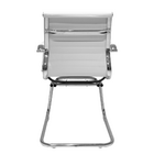 Kit 2 Cadeiras De Escritório Interlocutor Fixa Baixa Stripes