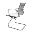 Kit 2 Cadeiras De Escritório Interlocutor Fixa Baixa Stripes