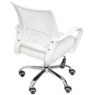 Kit 2 Cadeiras De Escritório Mesh Assento Estofado Base Girat