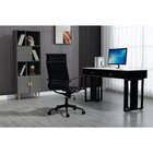 Kit 2 Cadeiras De Escritório Presidente Esteirinha Em Corino