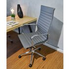 Kit 2 Cadeiras De Escritório Presidente Esteirinha Em Corino