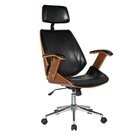 Kit 2 Cadeiras De Escritório Presidente Giratória Com Apoia C