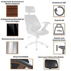 Kit 2 Cadeiras De Escritório Presidente Giratória Com Apoia C