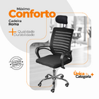 Kit 2 Cadeiras De Escritório Secretaria Oficial Diretor Roma