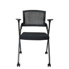 Kit 2 Cadeiras De Escritório Universitária Dobrável Tela Mash