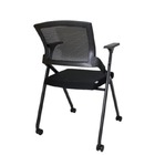 Kit 2 Cadeiras De Escritório Universitária Faculdade Dobrável