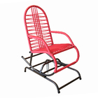 Kit 2 Cadeiras De Fio Balanço Infantil Para Varanda Rosa