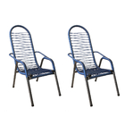 Kit 2 Cadeiras De Fio Para Varanda Area Externa Luxo Adulto A