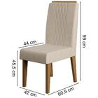 Kit 2 Cadeiras De Jantar 23152 Dj Moveis