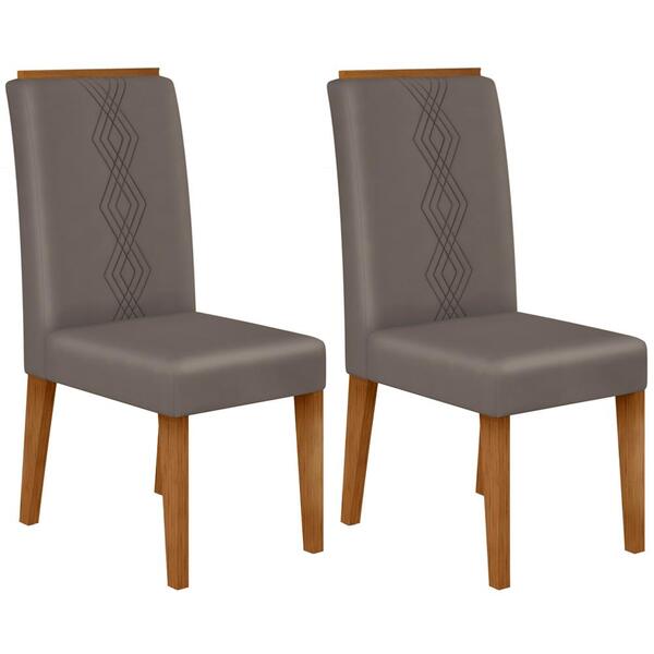 Kit 2 Cadeiras De Jantar 27658 Dj Moveis