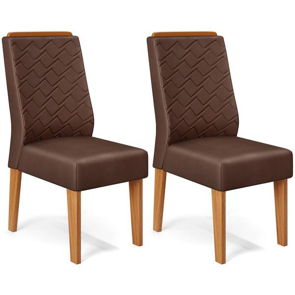 Kit 2 Cadeiras De Jantar 27673 Dj Moveis