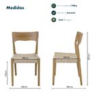 Kit 2 Cadeiras De Jantar Caravela Com Base Em Madeira Assento