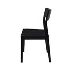 Kit 2 Cadeiras De Jantar Caravela Preta Com Assento Em Corda