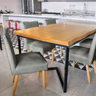 Kit 2 Cadeiras De Jantar Carol Suede Grafite Pés Palito Casta