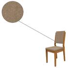 Kit 2 Cadeiras De Jantar Carol Suede Ypê Cappuccino Tana Decor