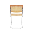 Kit 2 Cadeiras De Jantar Cesca Cor Madeira Natural Base Croma