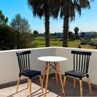 Kit 2 Cadeiras De Jantar Com Pés De Madeira Windsor