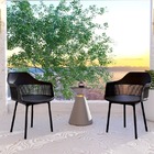 Kit 2 Cadeiras De Jantar Design Marcela Preta