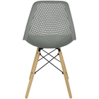 Kit 2 Cadeiras De Jantar Eames Colmeia Cinza