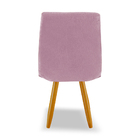 Kit 2 Cadeiras De Jantar Eames Estofada Suede Lilás - Montana