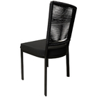 Kit 2 Cadeiras De Jantar Em Alumínio Itapema Corda Estofado P