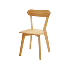 Kit 2 Cadeiras De Jantar Em Madeira Maciça Resistente Natural