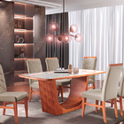 Kit 2 Cadeiras De Jantar Estofada Bege Em Veludo Almere